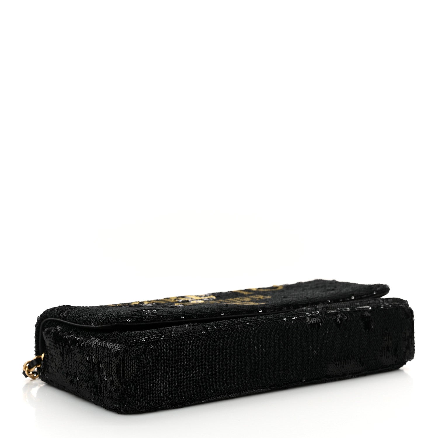 Sequin Paris Cosmopolite Dare To Disturb Flap Black Gold