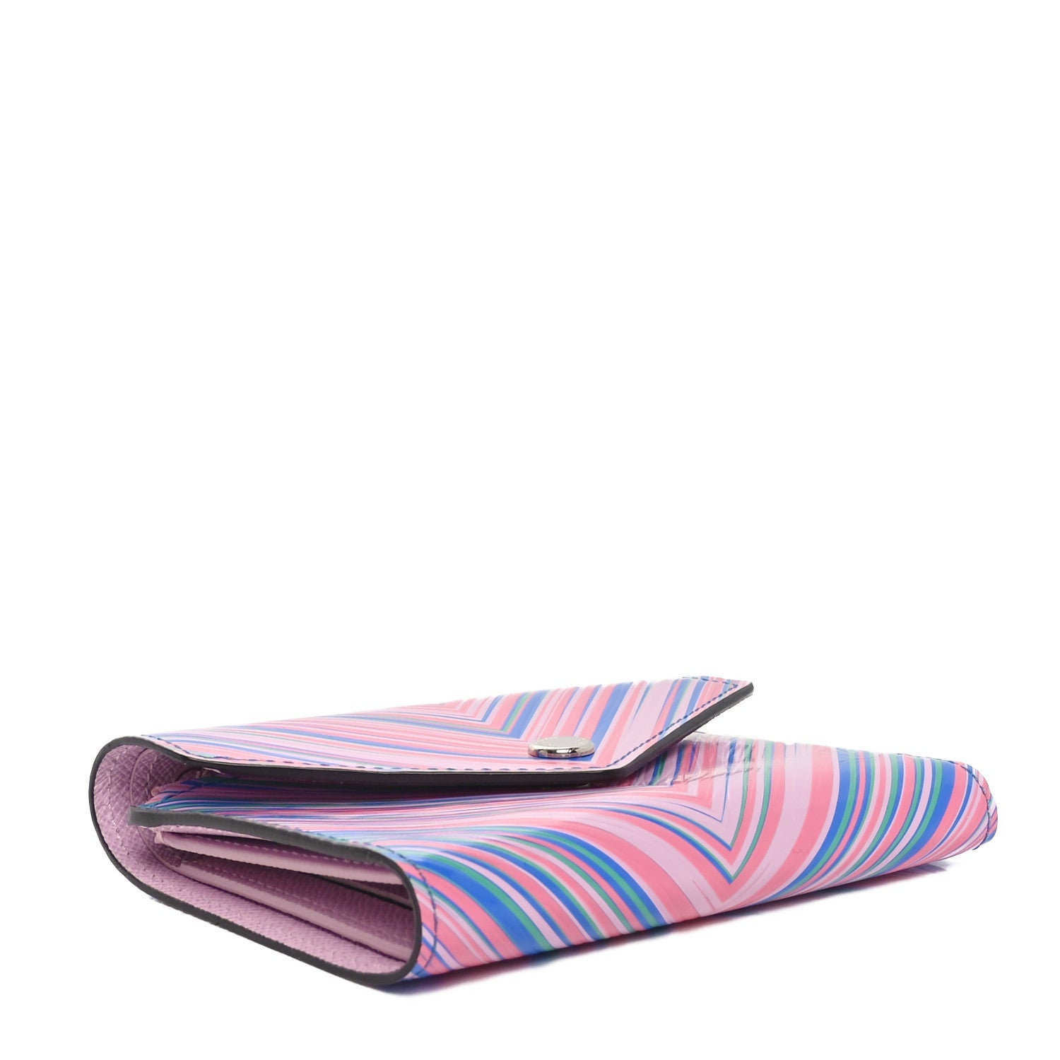 Epi Tropical Victorine Wallet Blue Rose
