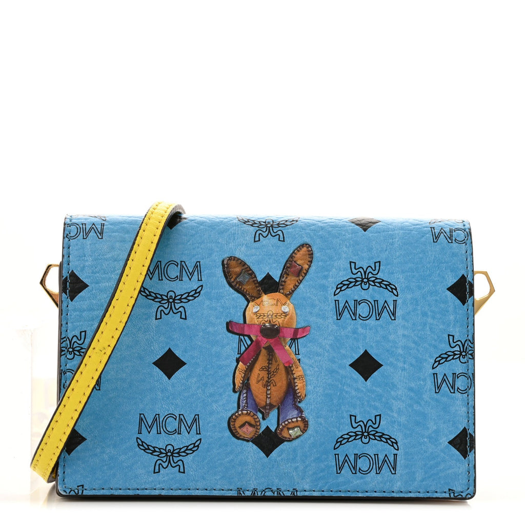 Visetos Mini Rabbit Crossbody Bag Blue Multicolor