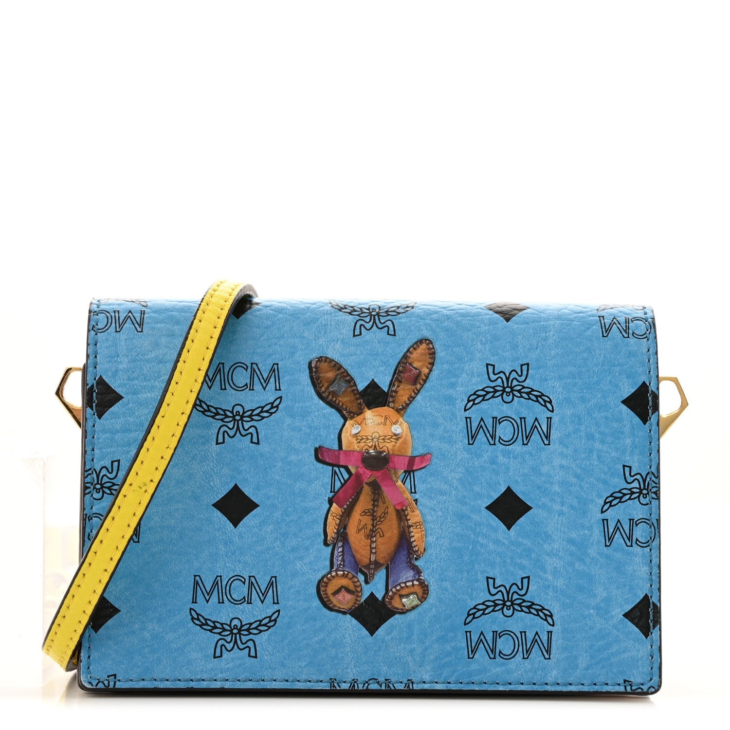 Visetos Mini Rabbit Crossbody Bag Blue Multicolor