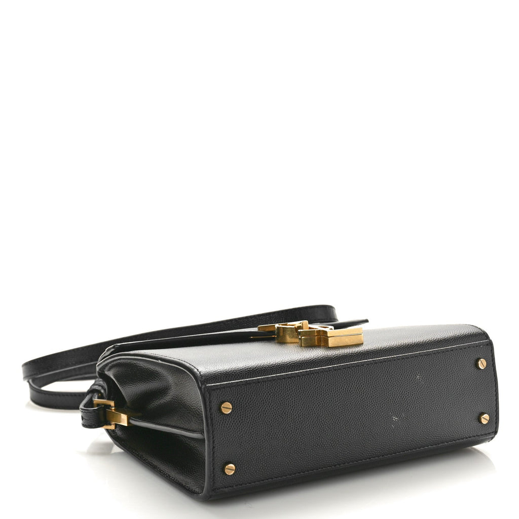 Grain de Poudre Mini Classic Monogram Cassandra Top Handle Black