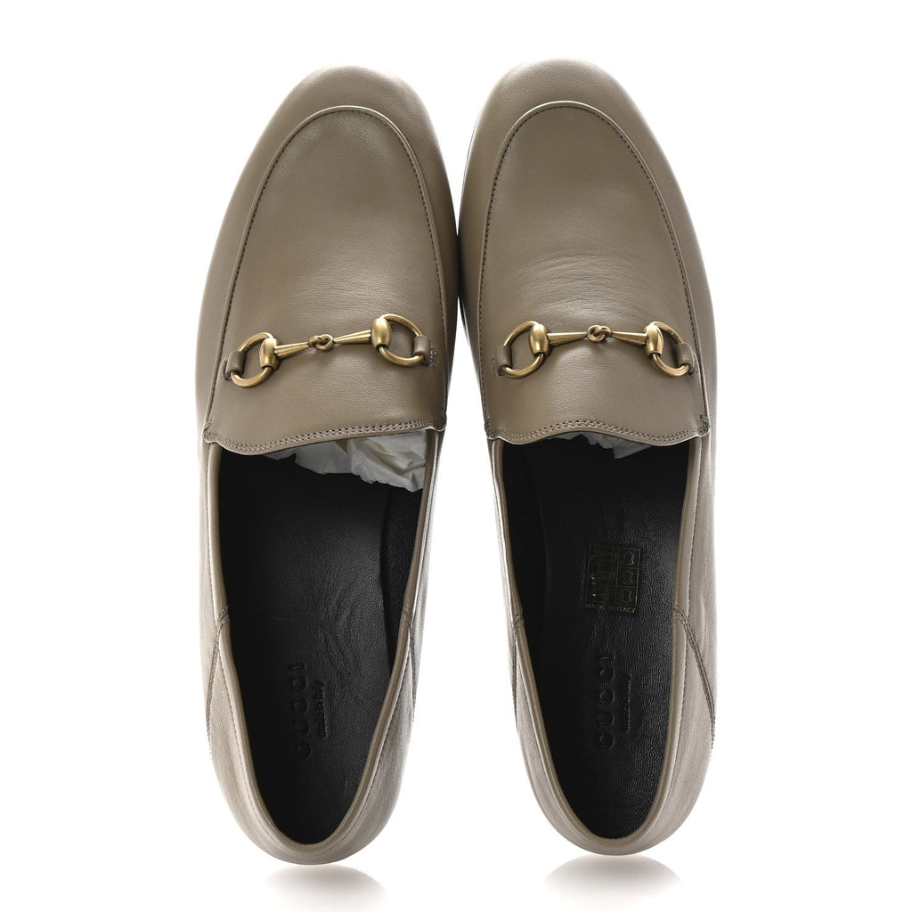 Lambskin Womens Brixton Horsebit Loafers 40 Mud