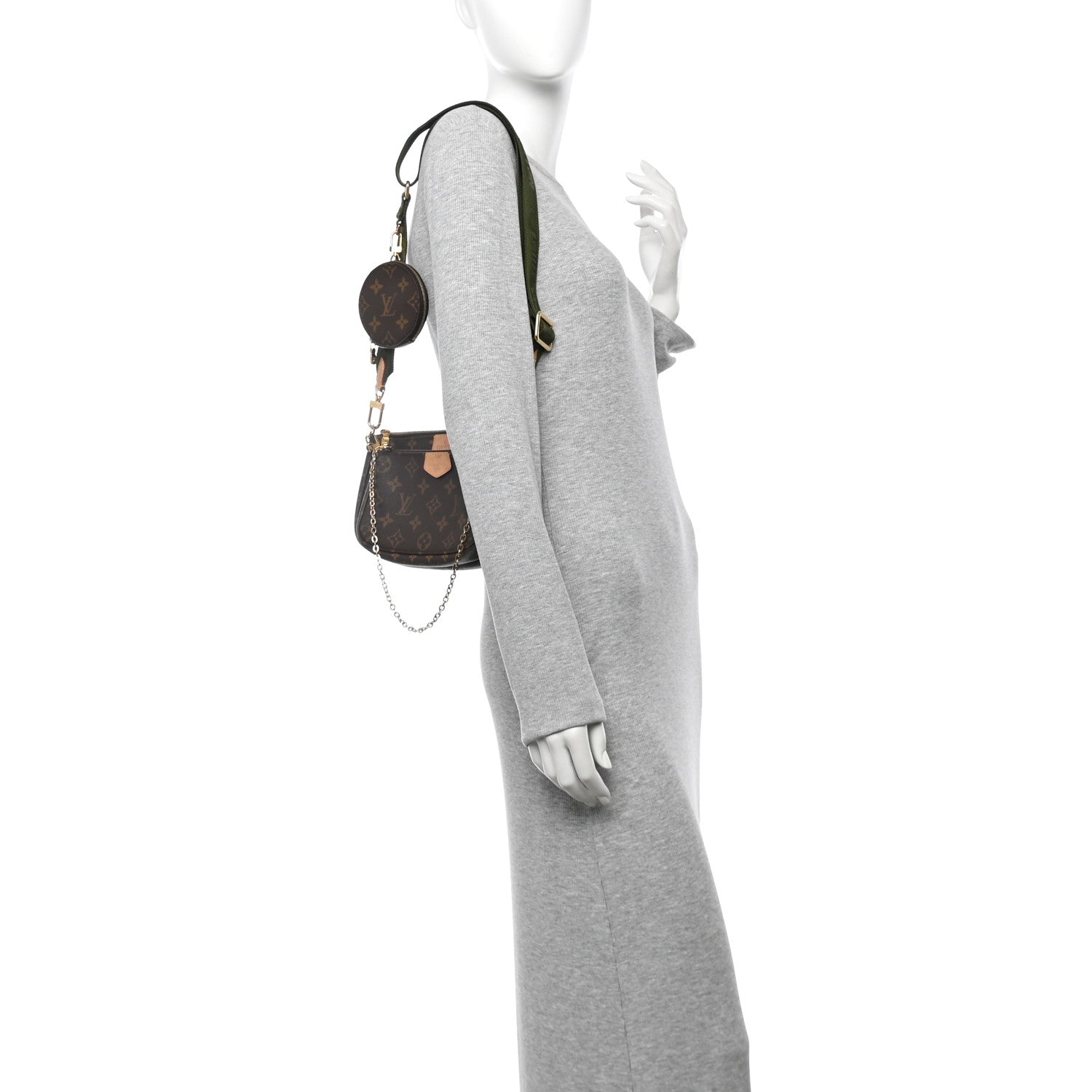 Monogram Multi Pochette Accessories Kaki