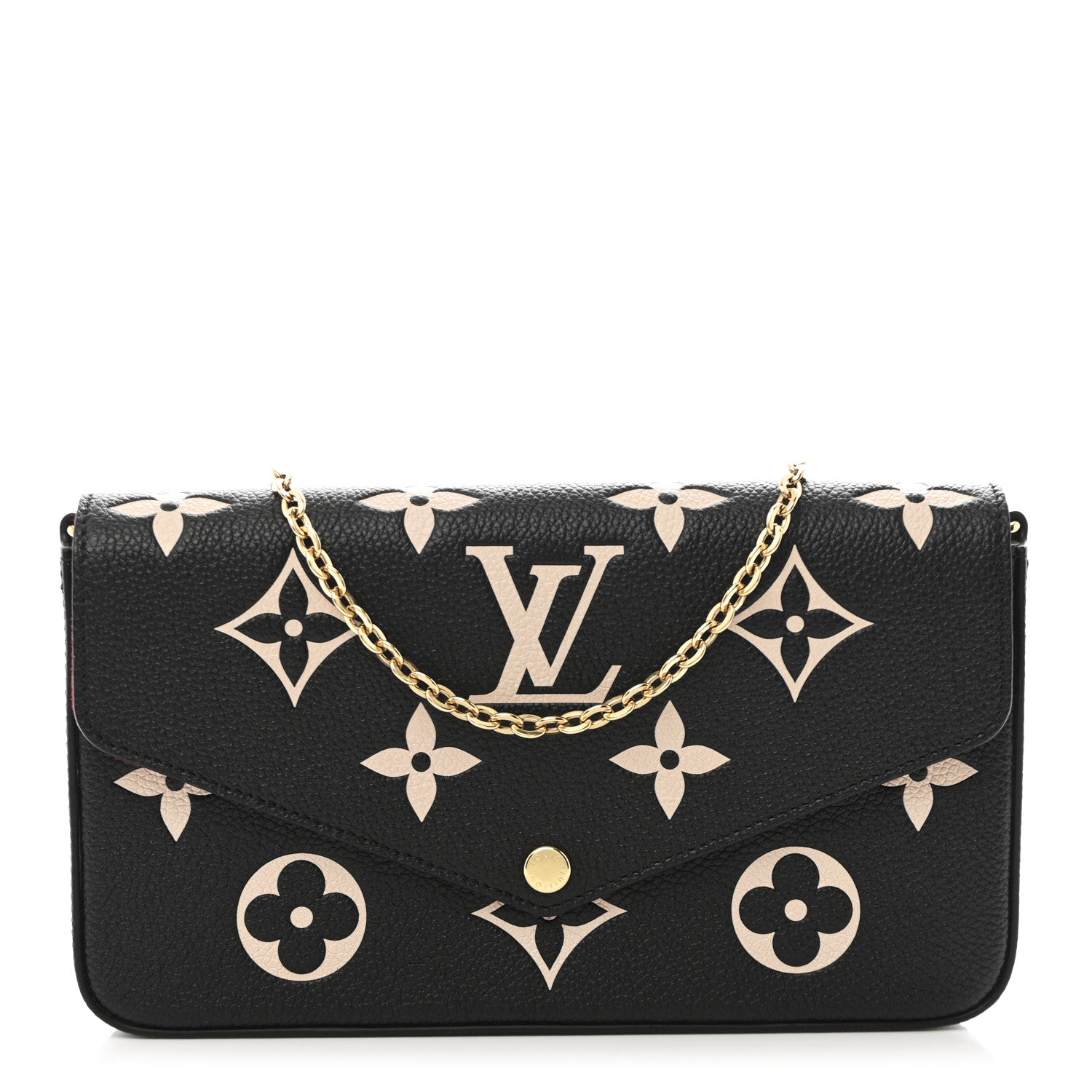 Empreinte Monogram Giant Felicie Pochette Black Beige
