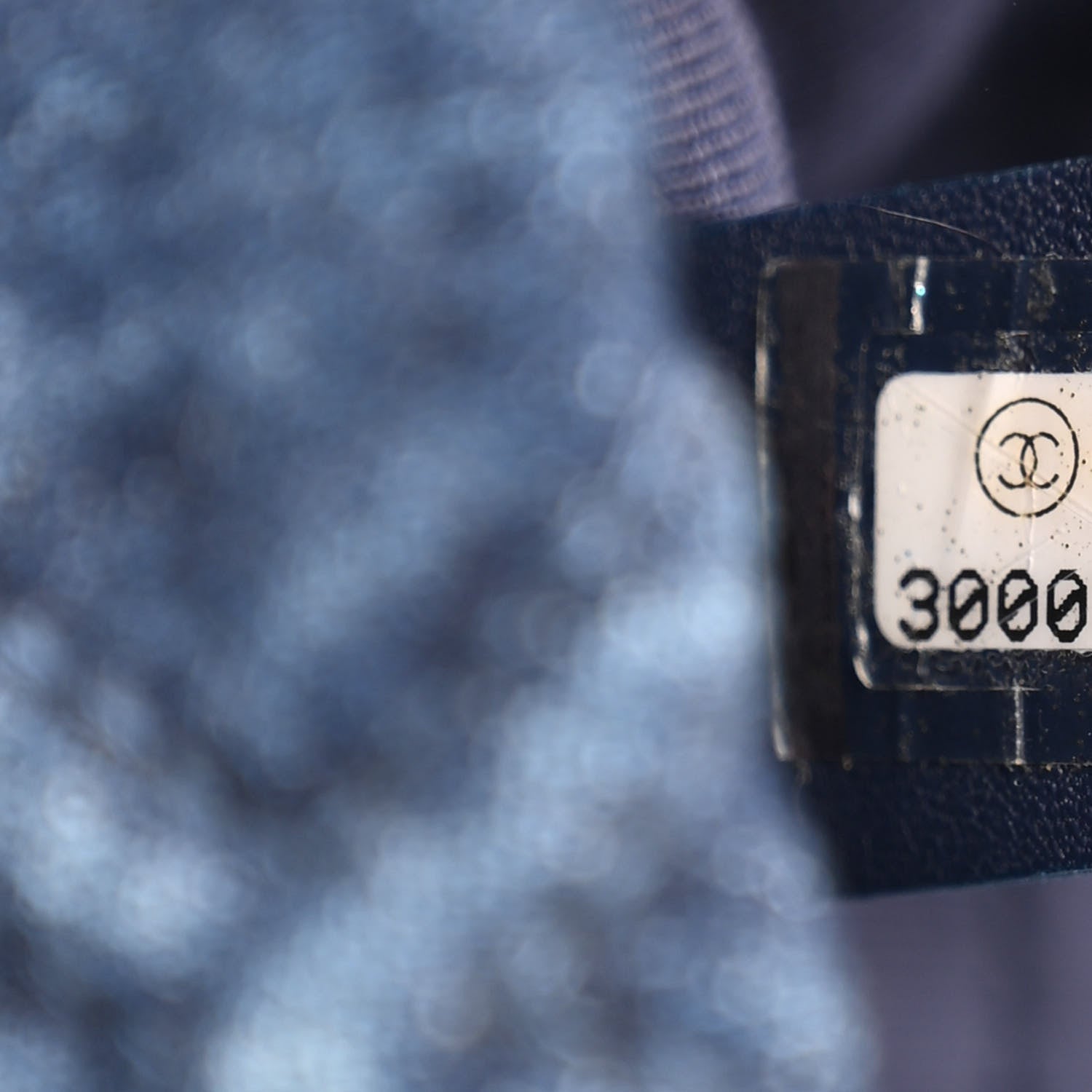 Denim Quilted Chanel 19 Waist Bag Blue