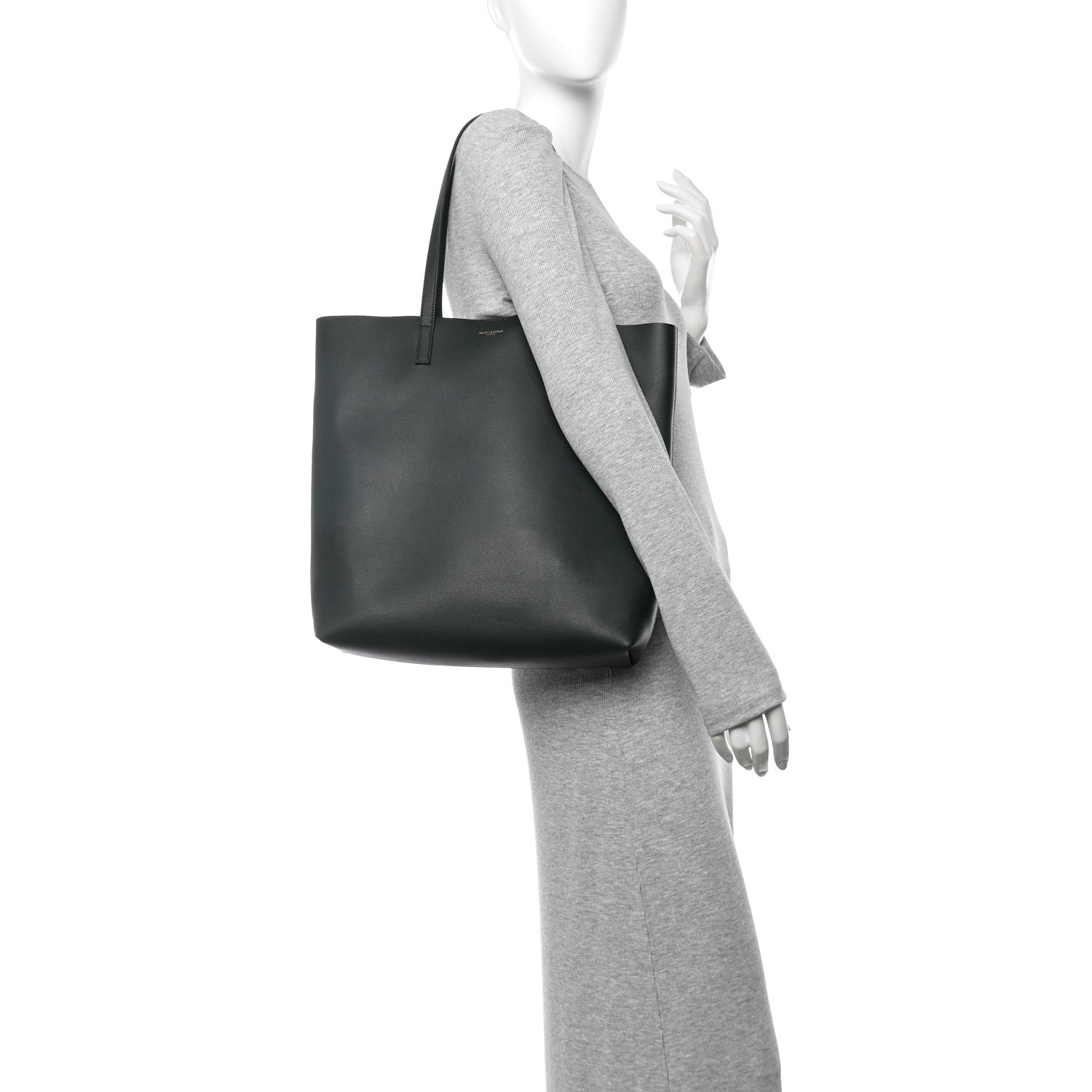 Calfskin North-South Shopping Tote Green