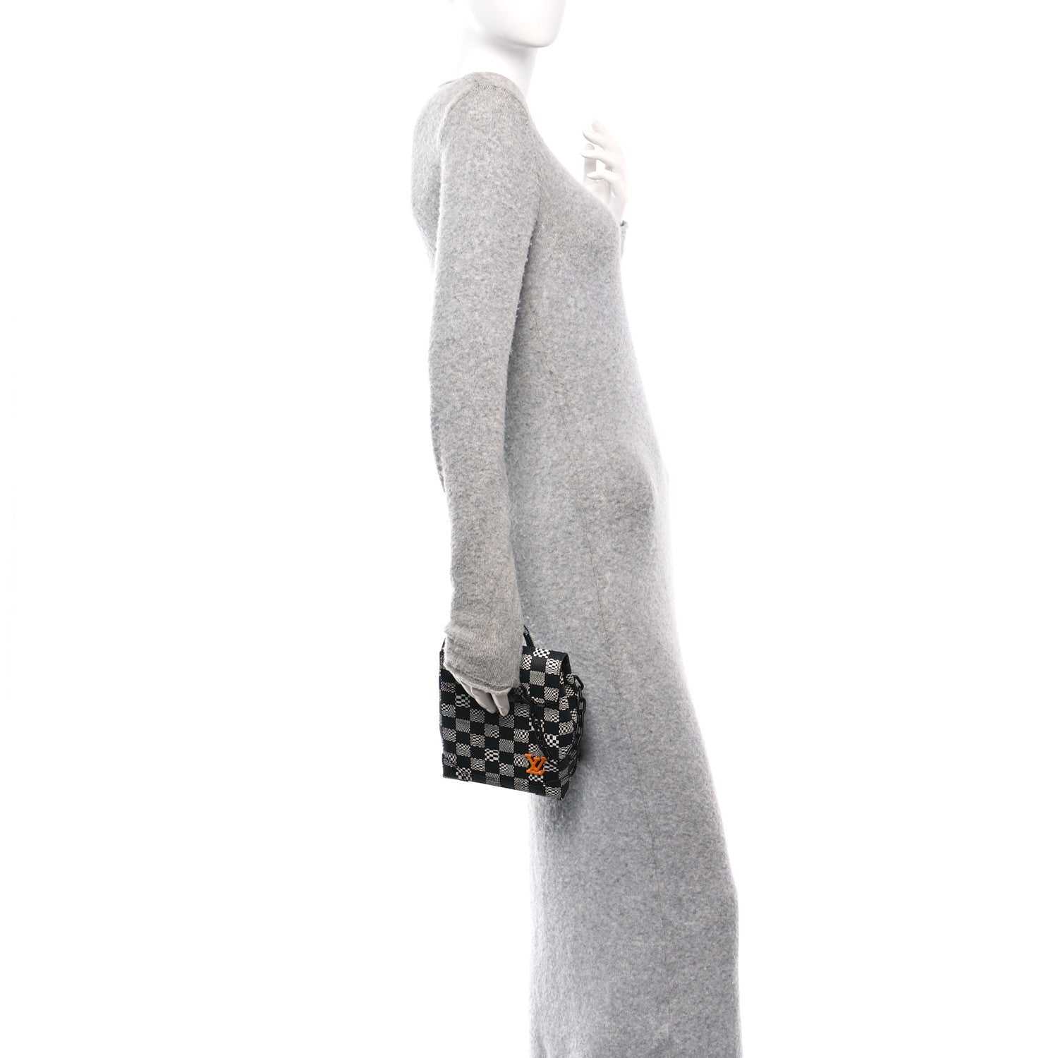 Damier Distorted Steamer XS