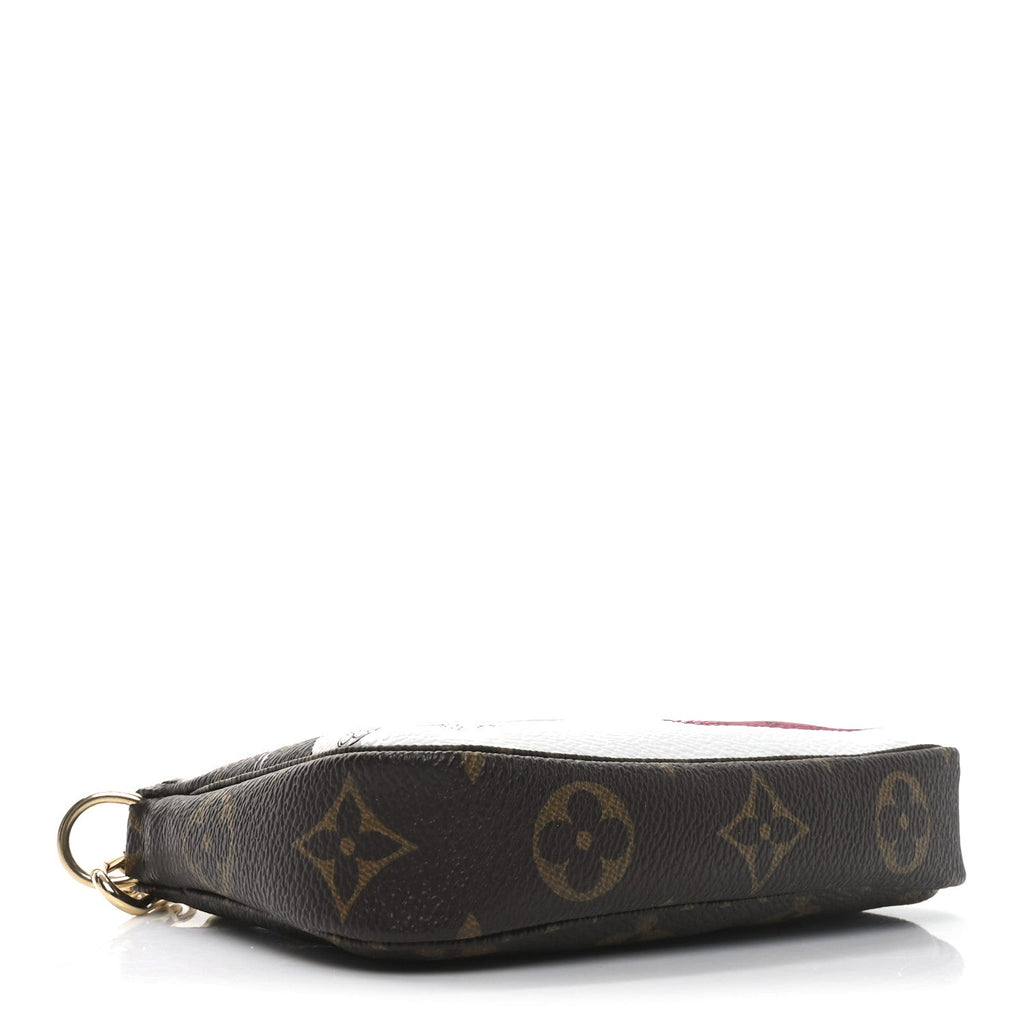 Monogram 2019 Christmas Animation Mini Courchevel Pochette Accessories Fuchsia