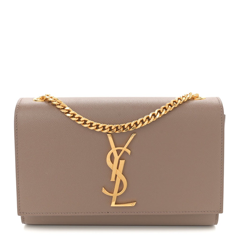Grain De Poudre Small Monogram Kate Satchel Taupe
