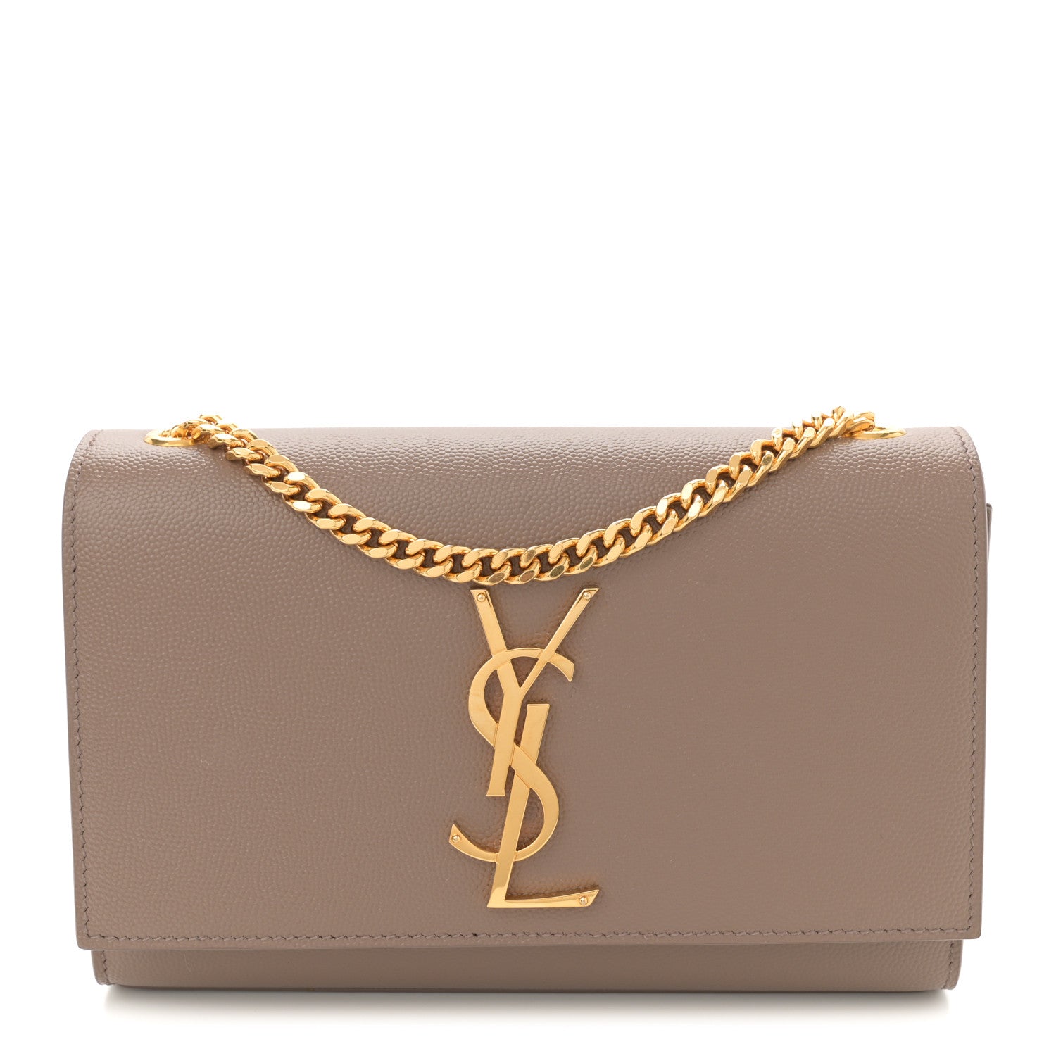 Grain De Poudre Small Monogram Kate Satchel Taupe