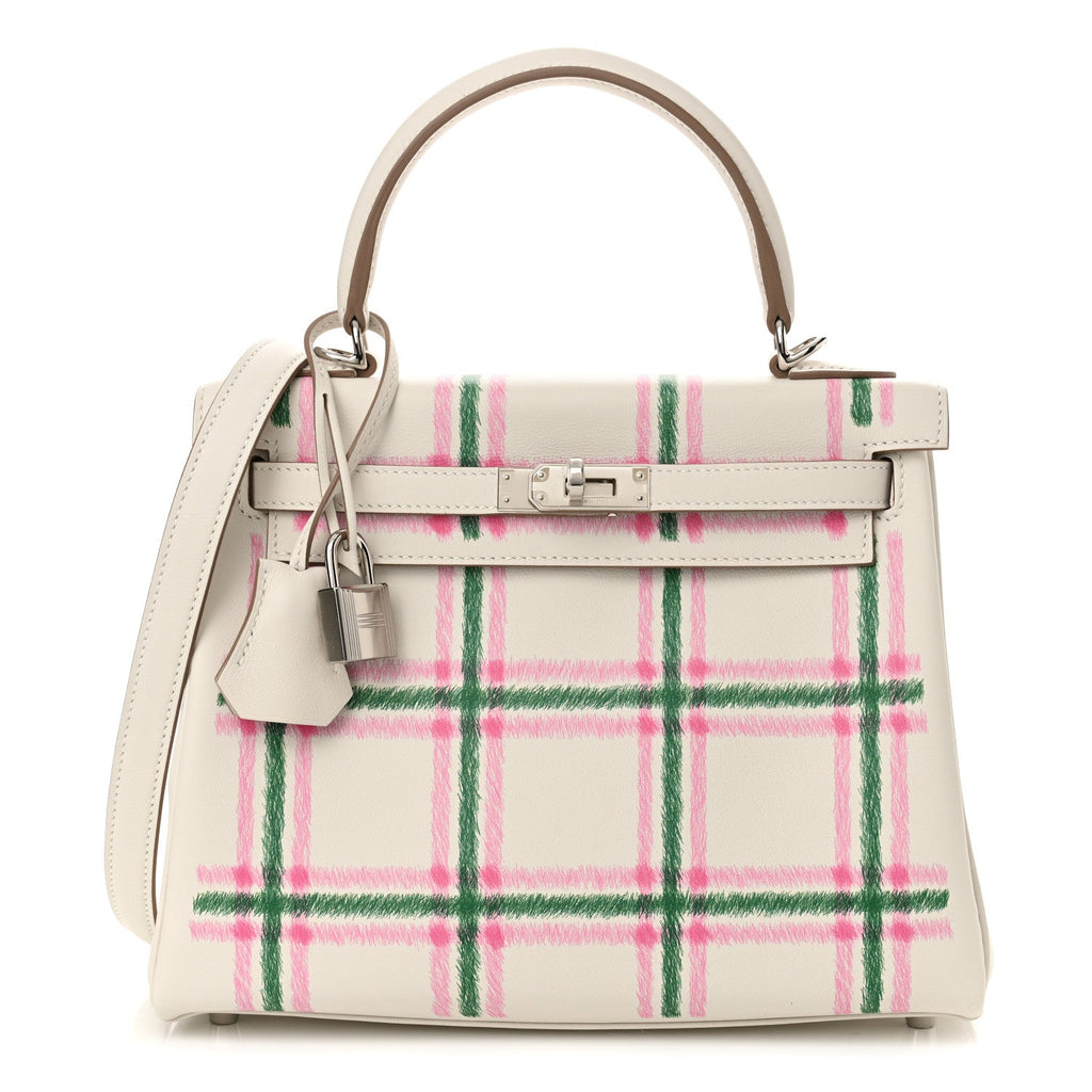 Swift Tartan Kelly Retourne 25 Gris Pale Rose Bubblegum Vert Moyen
