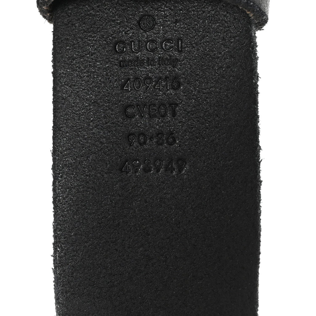Faded Calfskin Double G 40mm Belt 90 36 Black