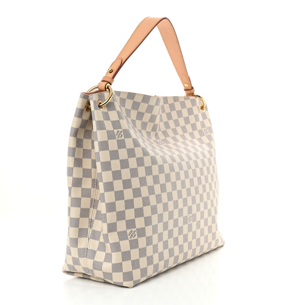 Damier Azur Graceful MM Rose Ballerine