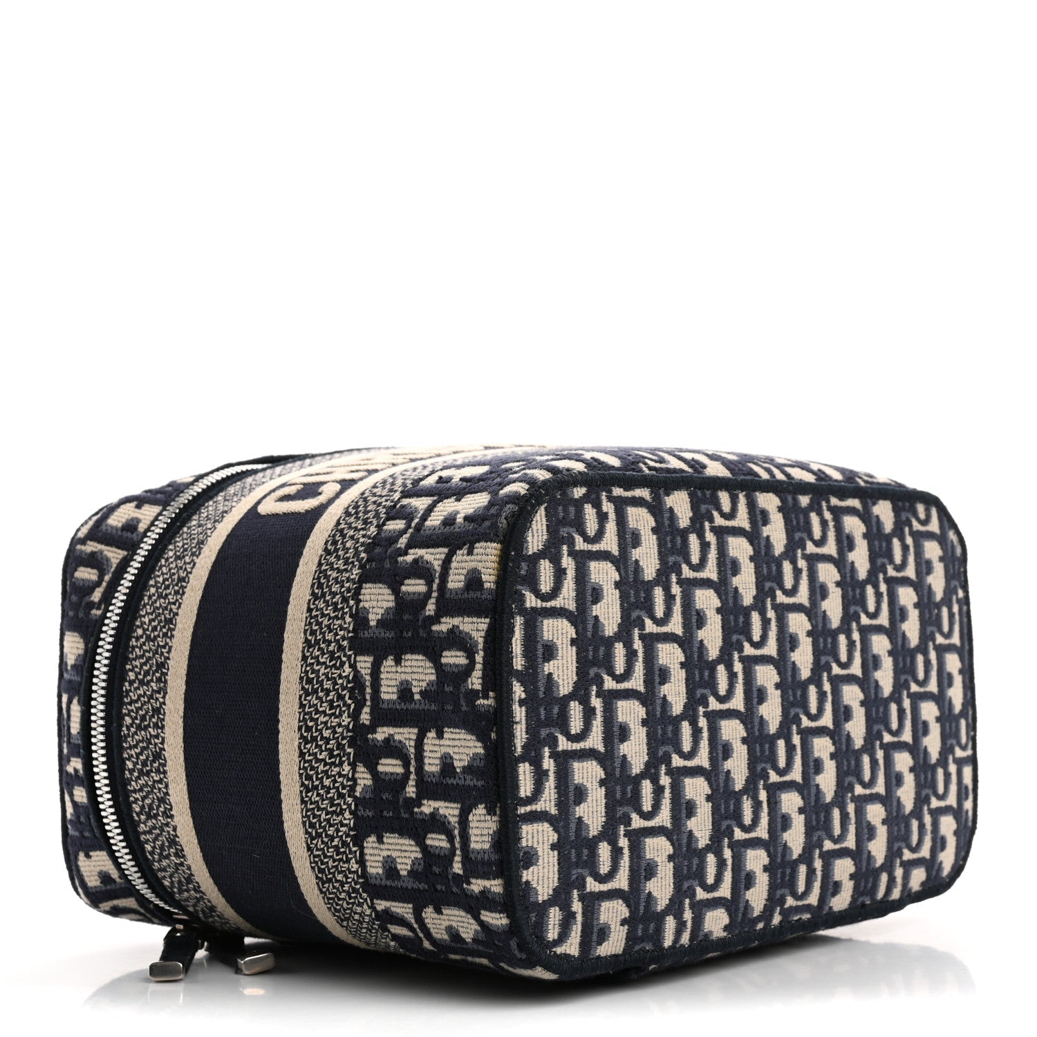 Oblique Diortravel Vanity Case Blue