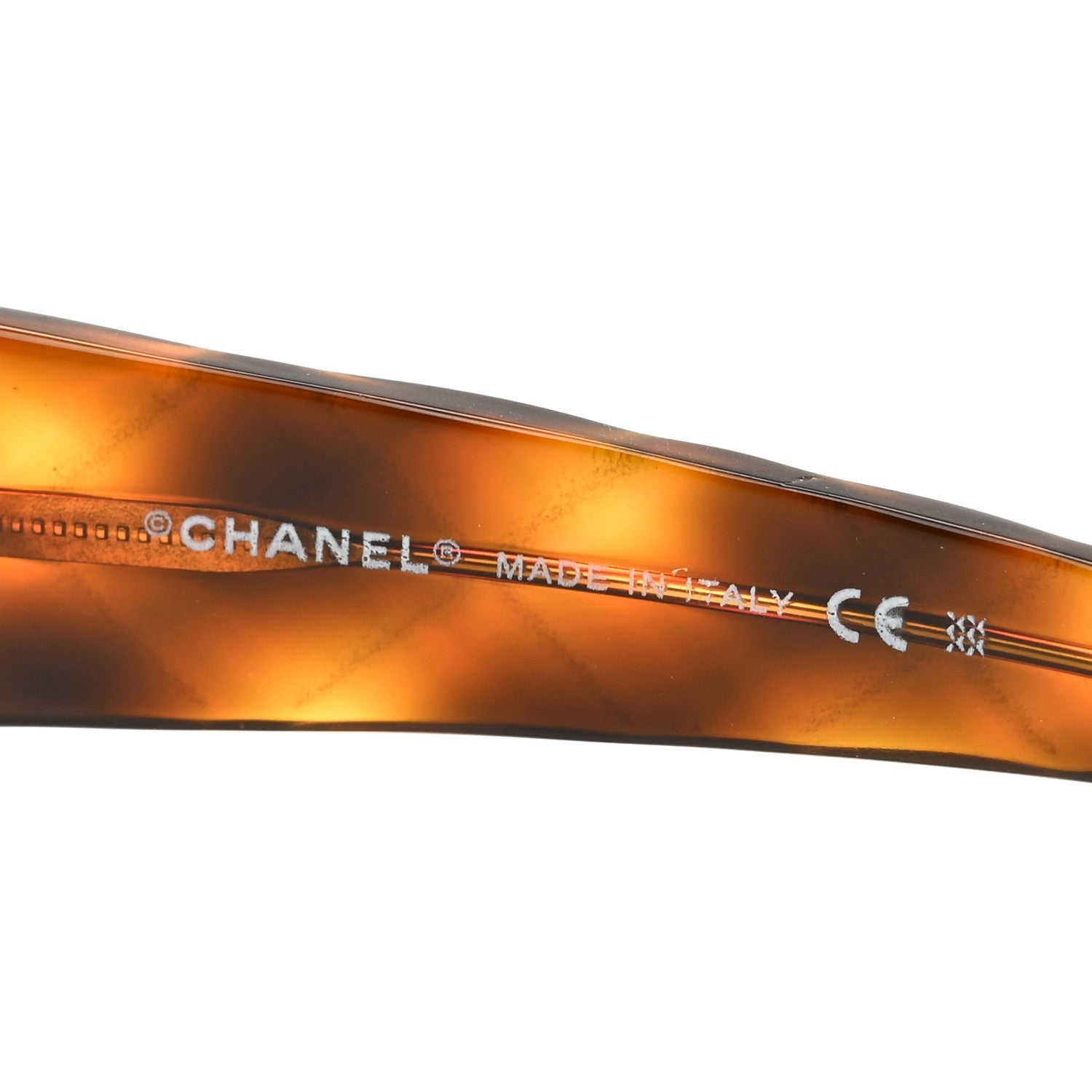 Quilted Shield Sunglasses 4126 Tortoise