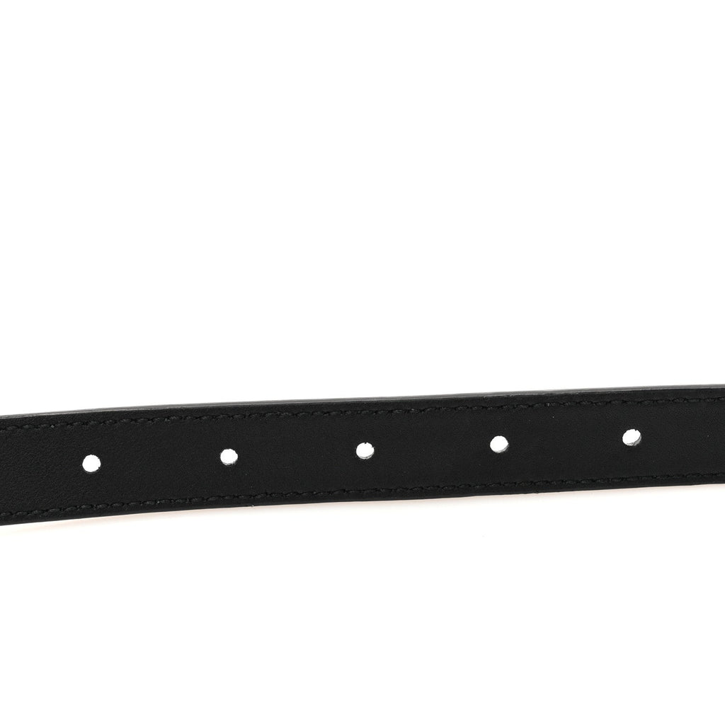 Calfskin Double G 20mm Belt 75 30 Black