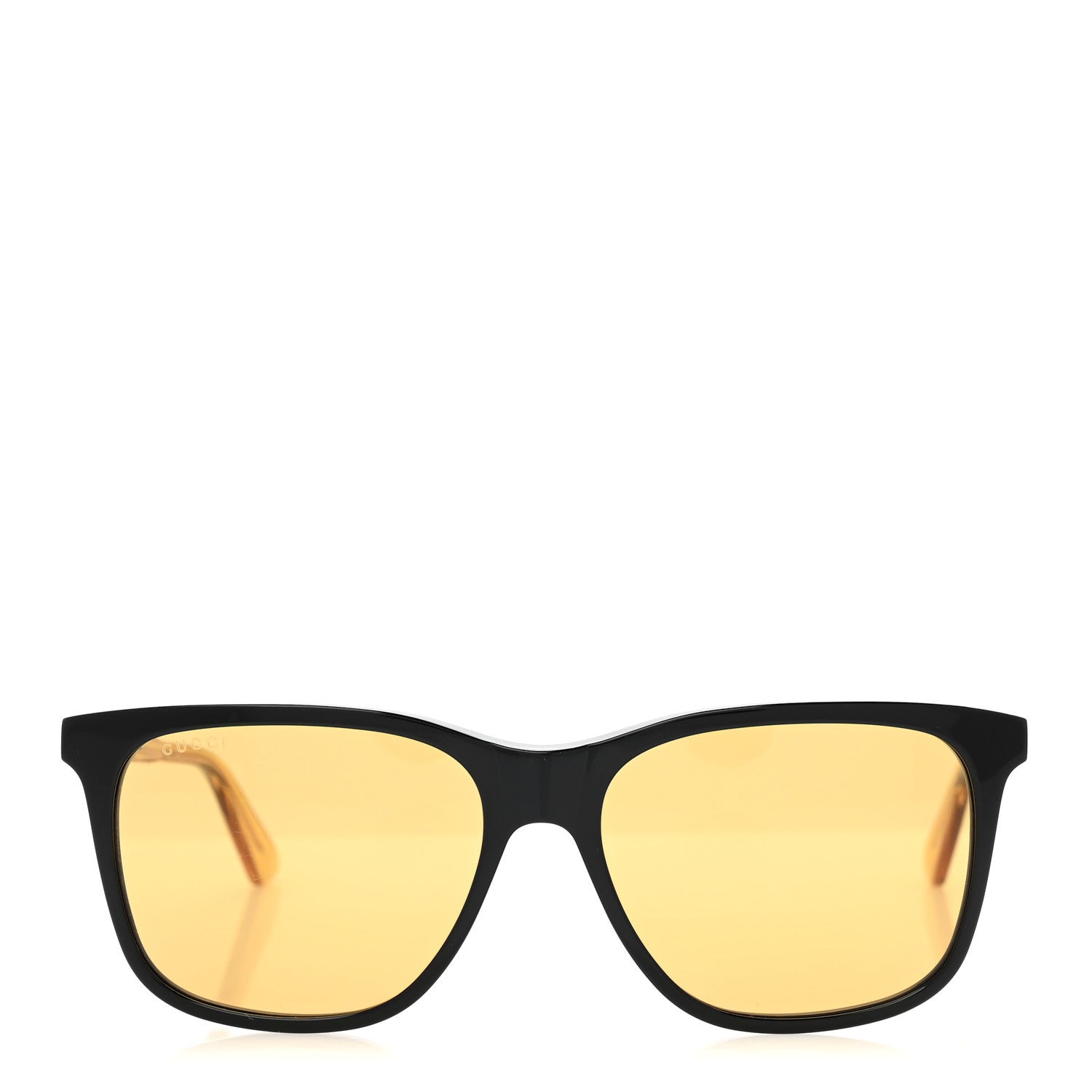 Acetate Frame Sunglasses GG0495SA Yellow Black