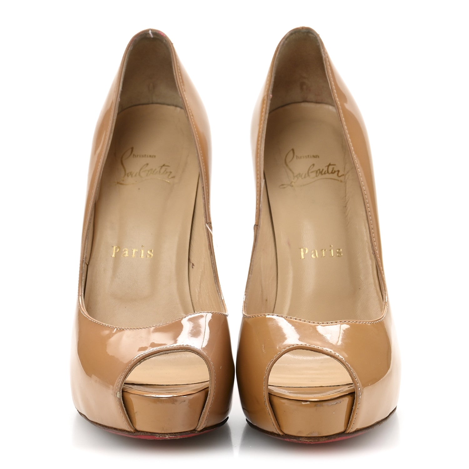 Patent New Very Prive 120 Pumps 36 Nude