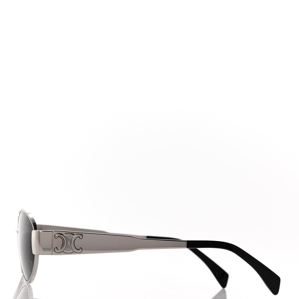 Metal Triomphe 01 Sunglasses CL40235U Silver Black