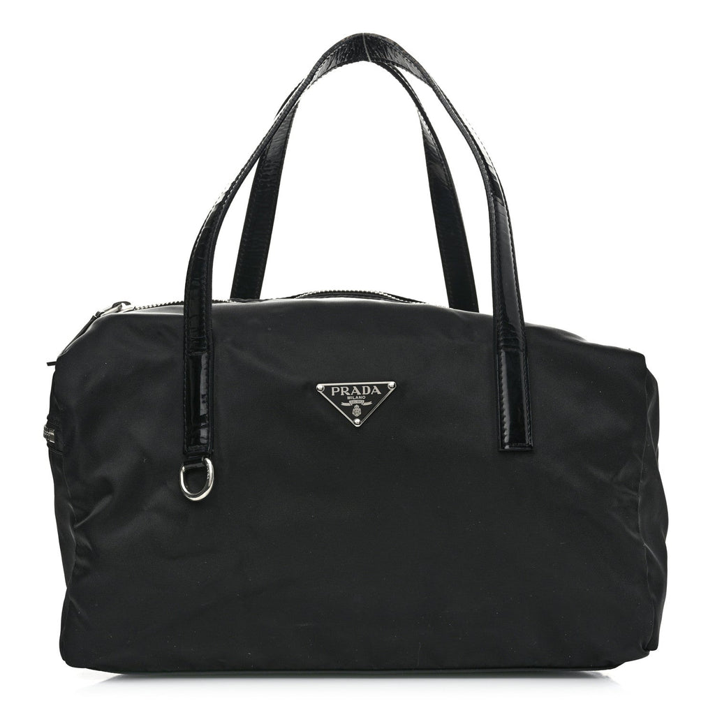 Tessuto Nylon Duffle Bag Black