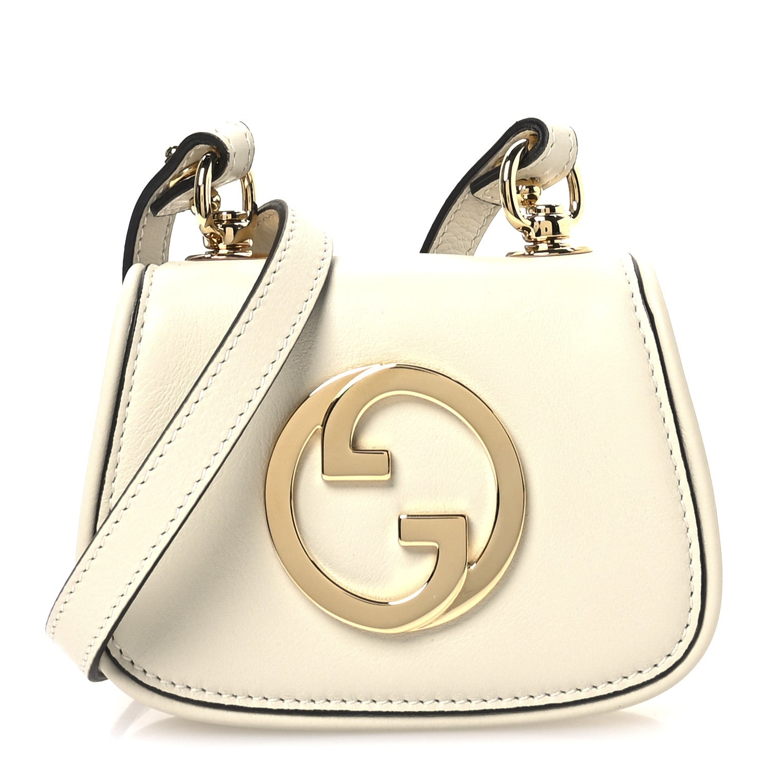 Roxy Calfskin Blondie  Case Wallet with Strap Mystic White