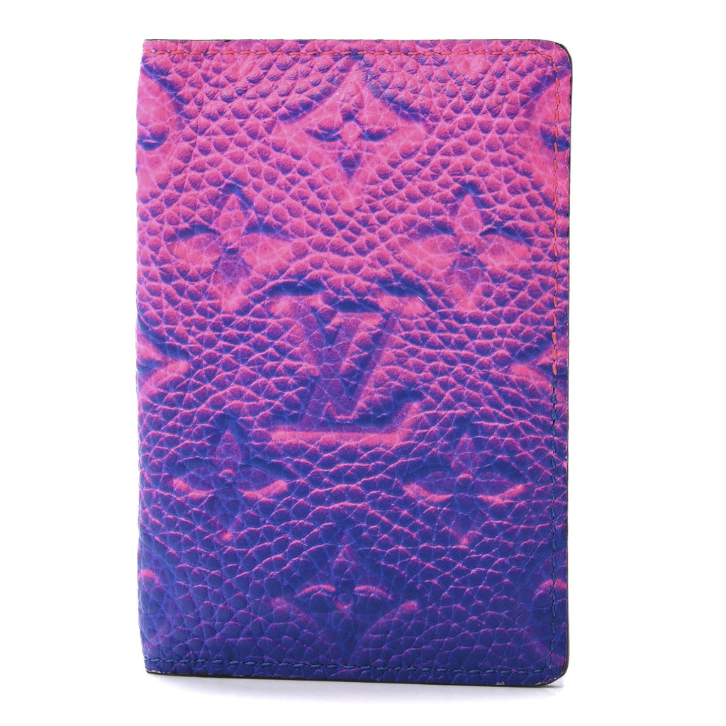 Taurillon Illusion Pocket Organizer Bleu Rose