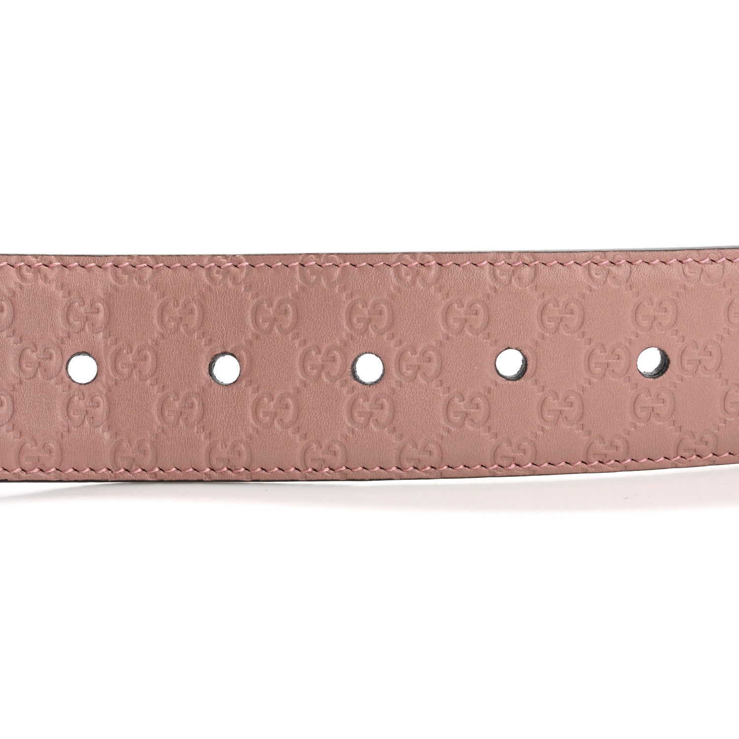 Soft Microguccissima Margaux Calfskin Belt 85 34 Soft Pink