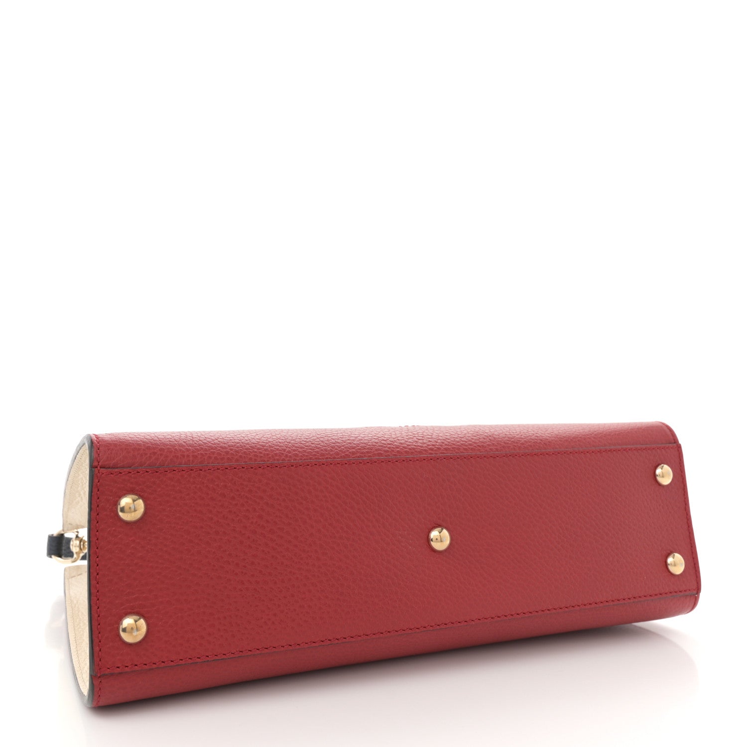 Dollar Calfskin Medium Soho Top Handle Satchel Hibiscus Red Mystic White Blue