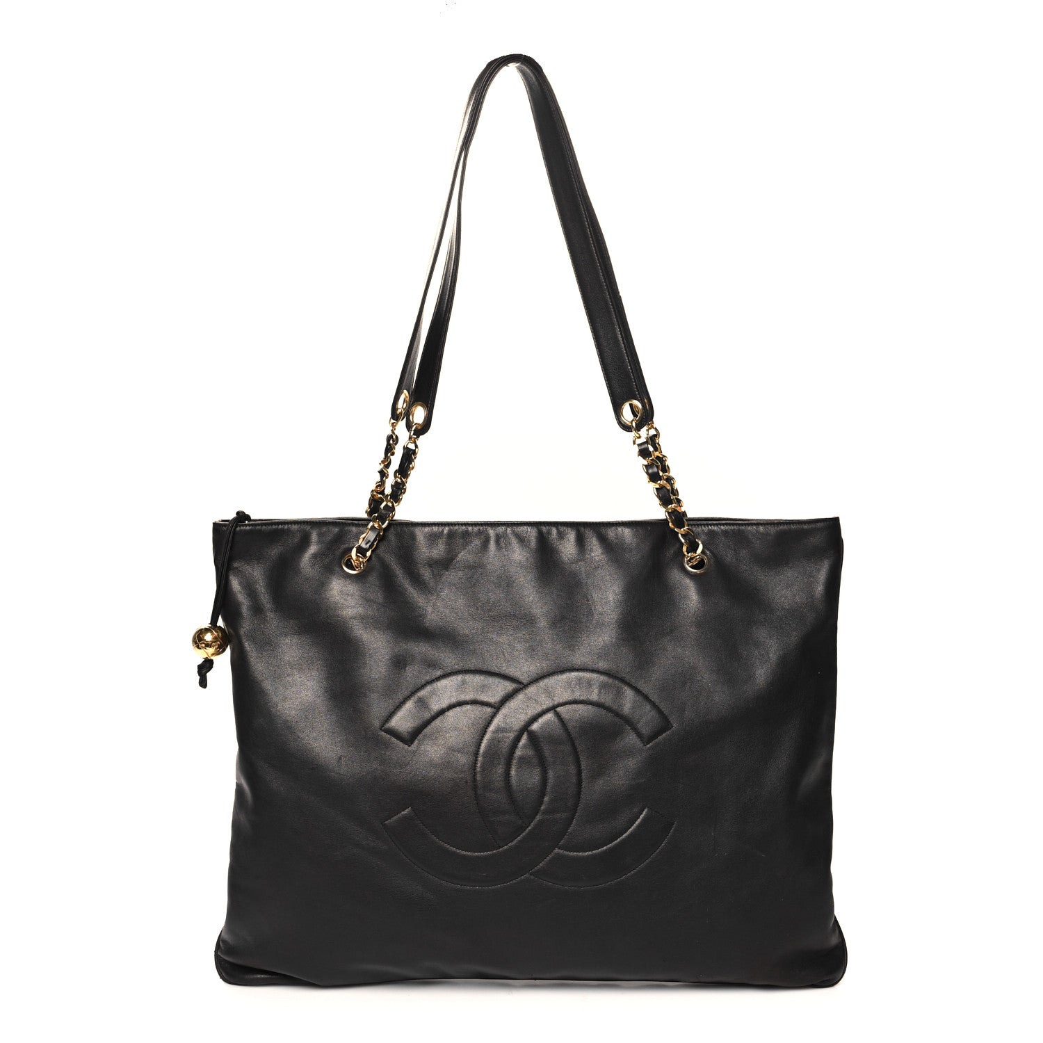 Lambskin Timeless CC Shoulder Bag Black