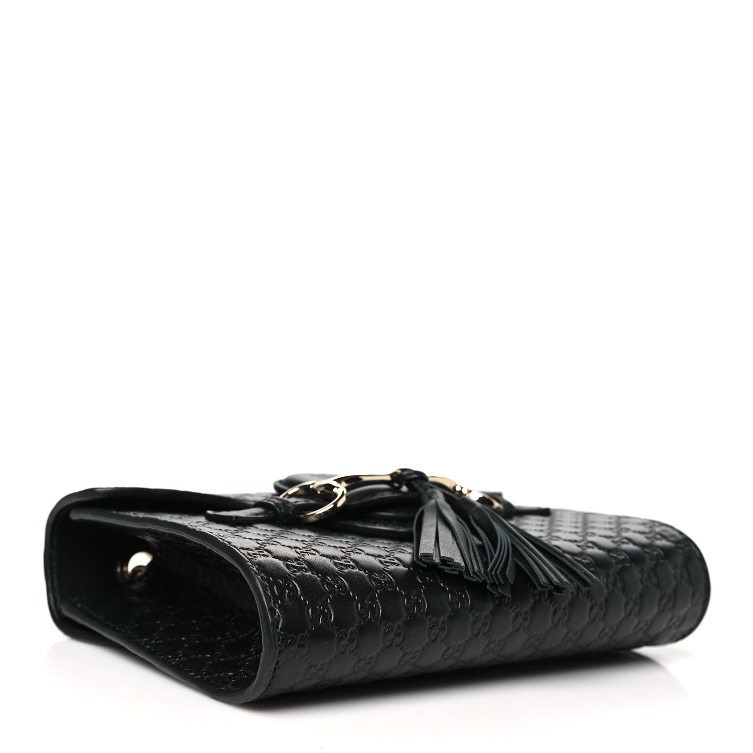 Microguccissima Mini Emily Shoulder Bag Black