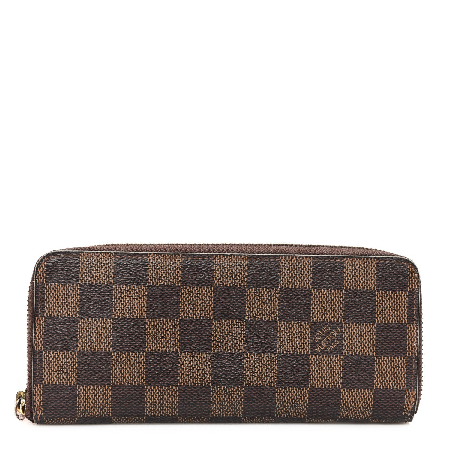 Damier Ebene Clemence Wallet Rose Ballerine