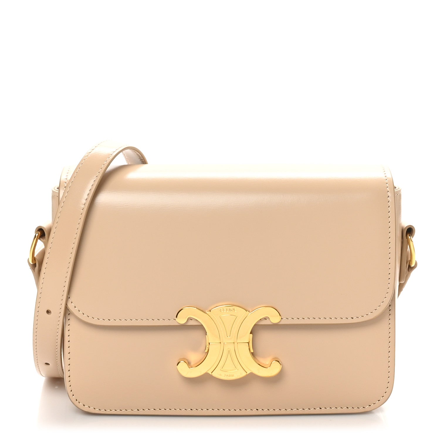 Shiny Calfskin Teen Triomphe Nude