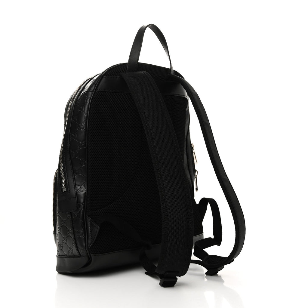 Guccissima Signature Day Backpack Black
