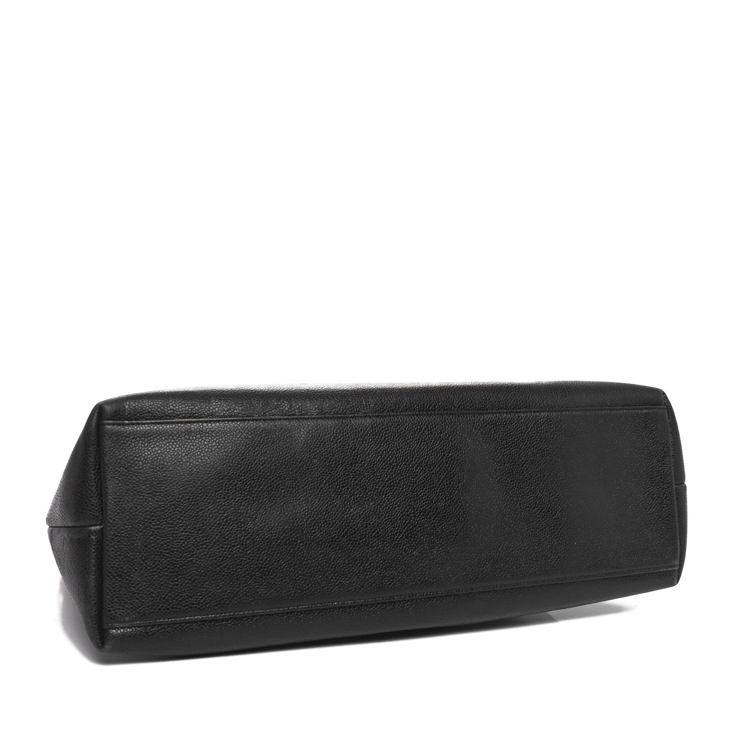 Caviar Large CC Shoulder Bag Black