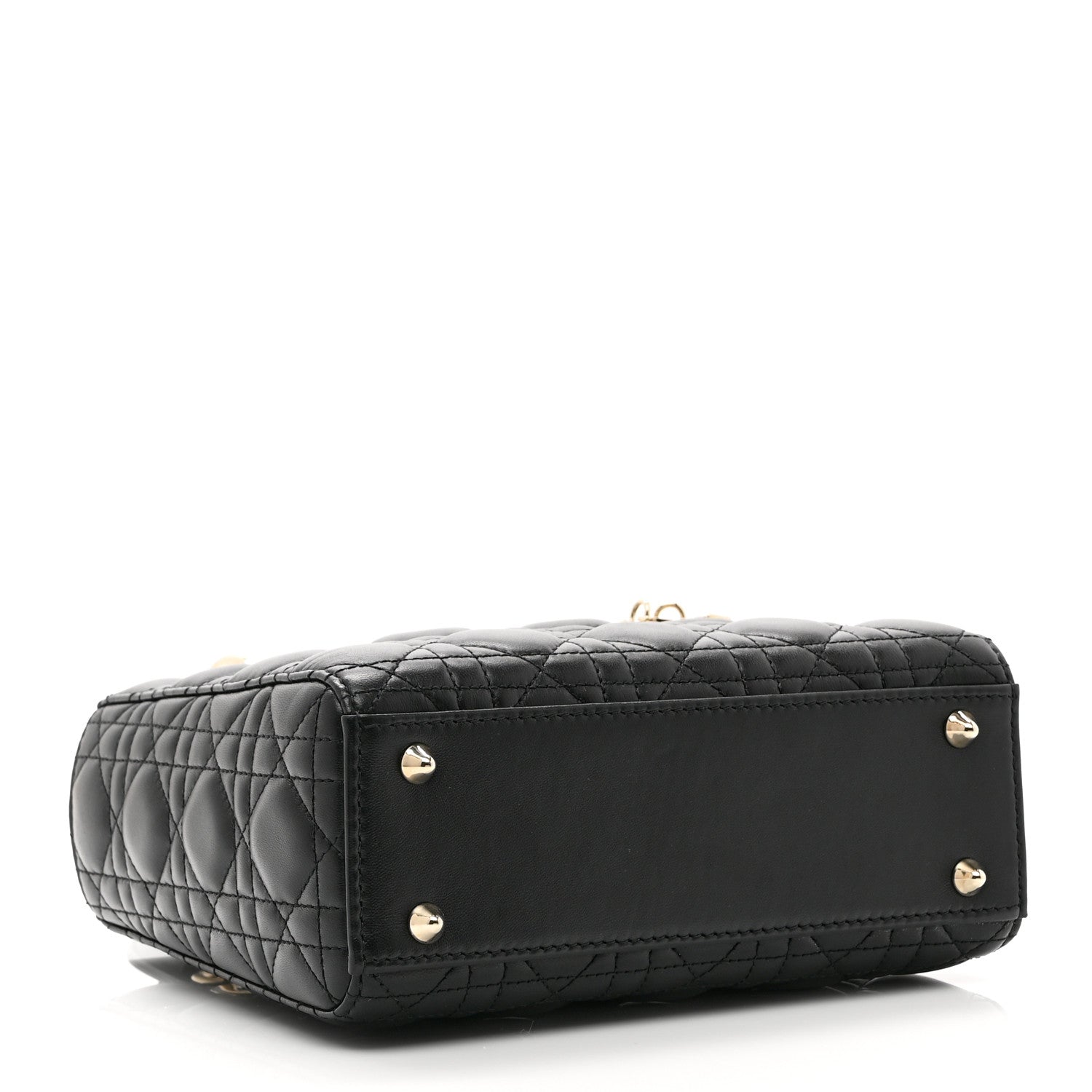 Lambskin Cannage Small My ABCDior Lady Dior Black