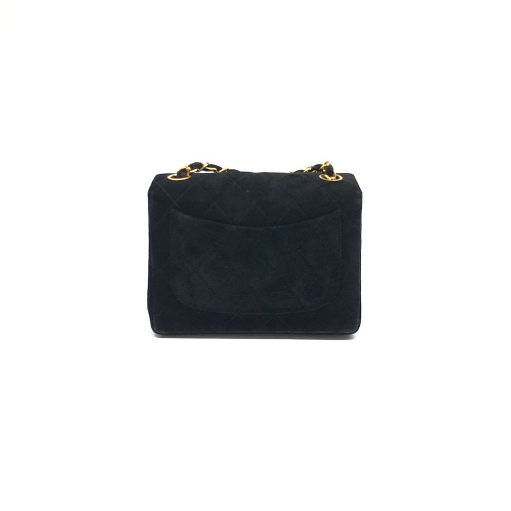 Chanel Matelasse Suede Shoulder Bag