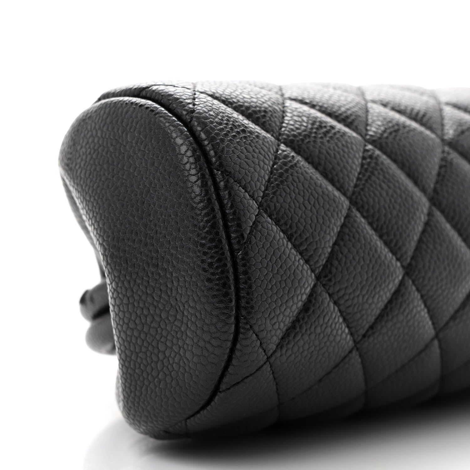 Caviar Quilted Timeless Clutch Black
