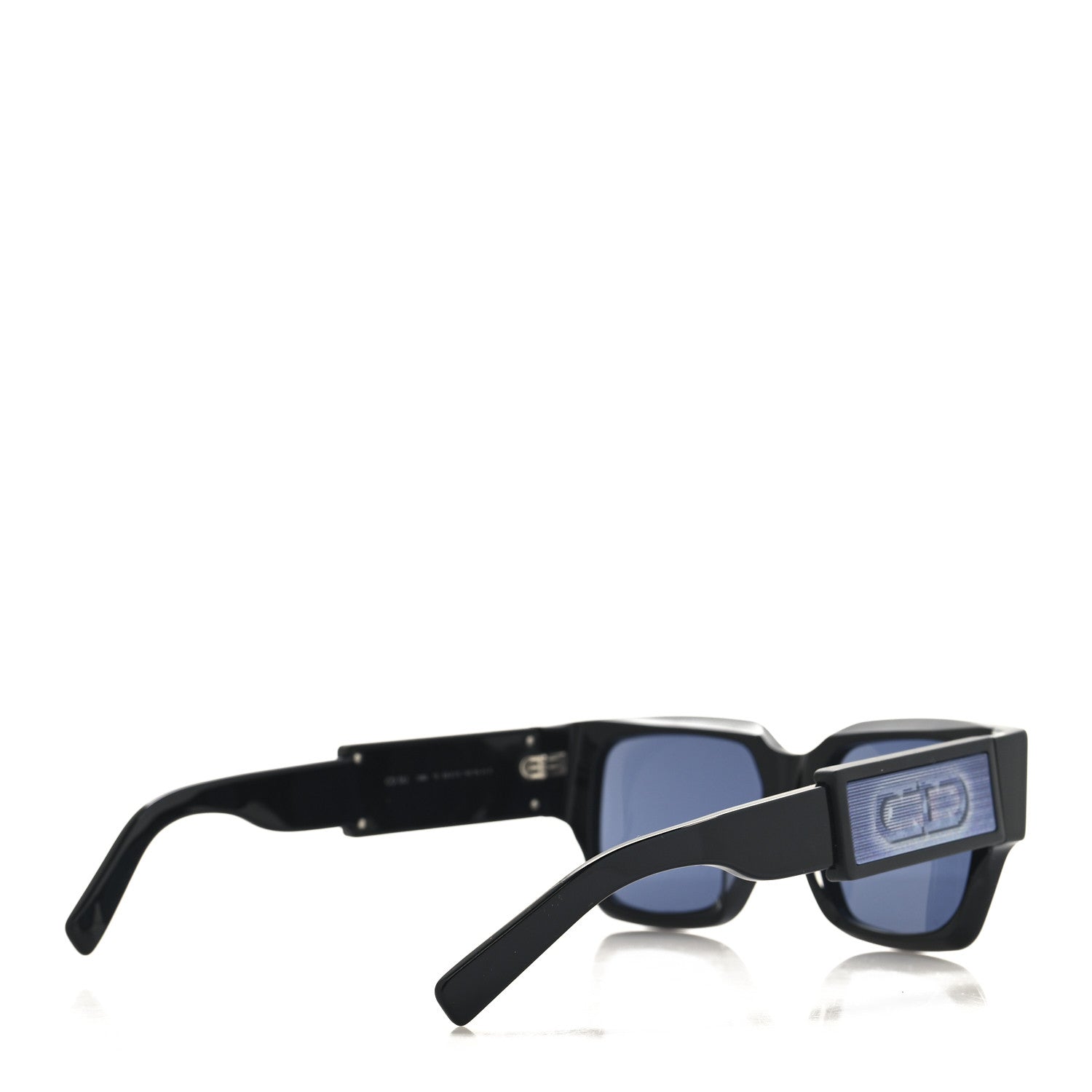 Acetate CD SU Holographic Sunglasses Black