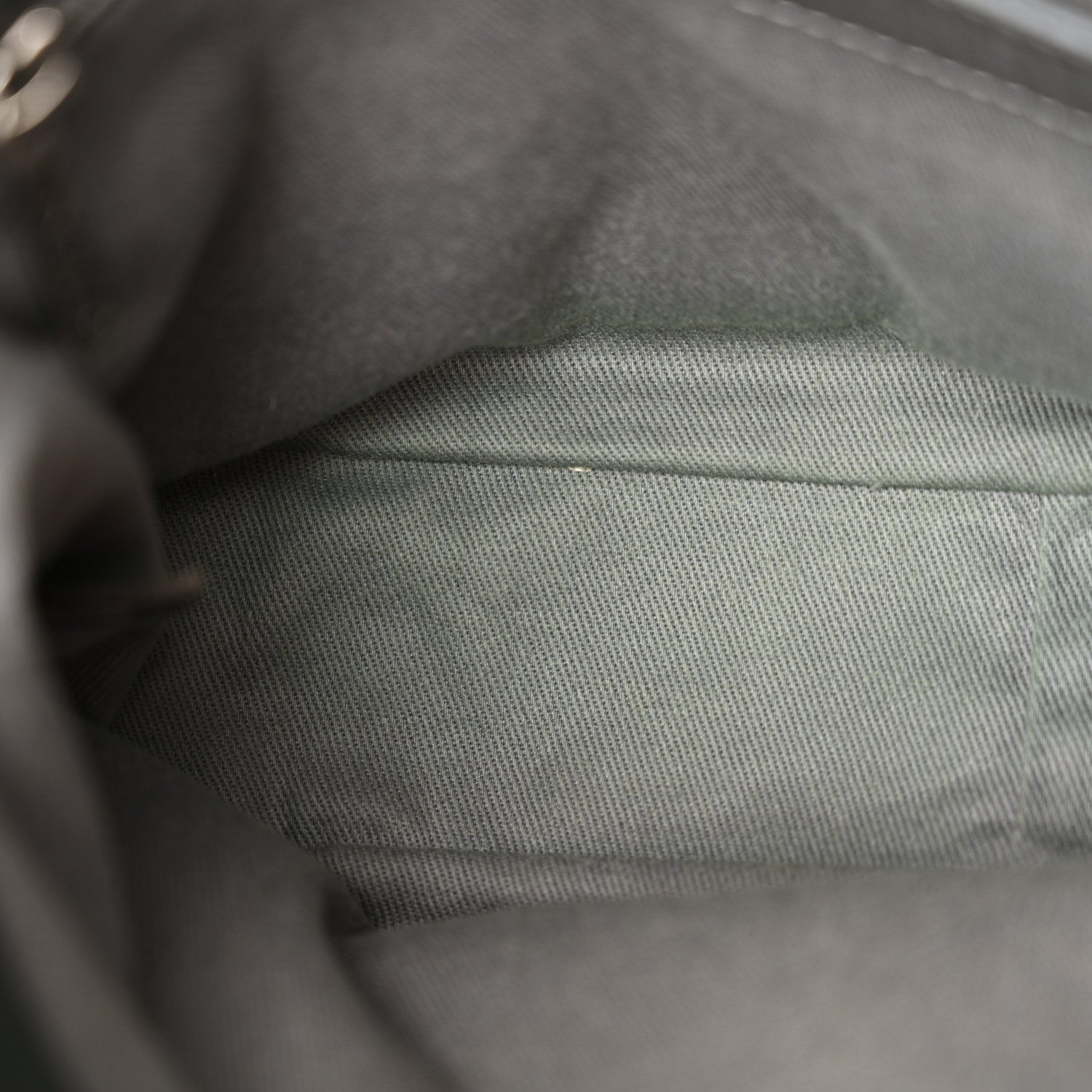 Iridescent Calfskin Glint Flap Black