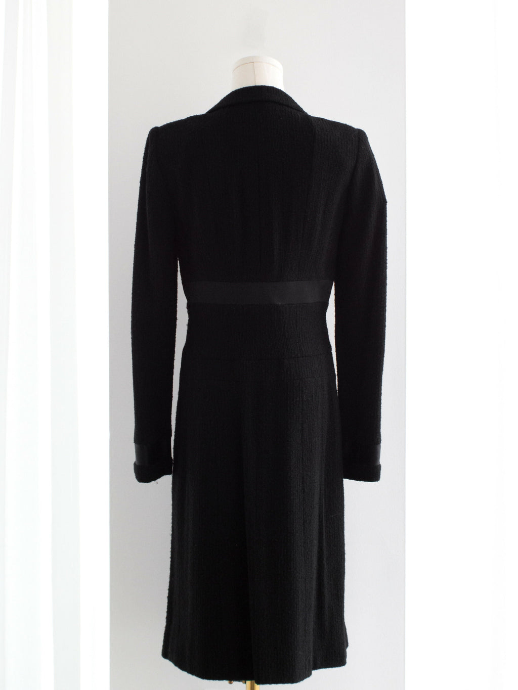Chanel Haute Couture S/S 2001 LBD Black Bow Mini Dress