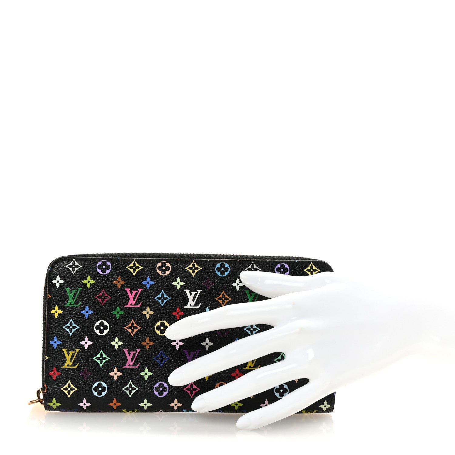 Monogram Multicolor Zippy Wallet Black Grenade