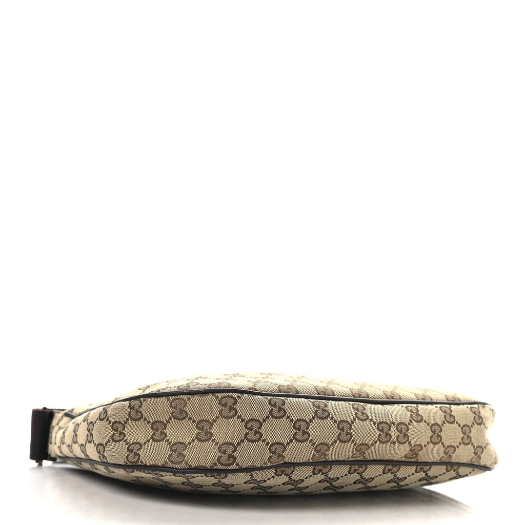 Monogram Medium Half Moon Hobo Dark Brown