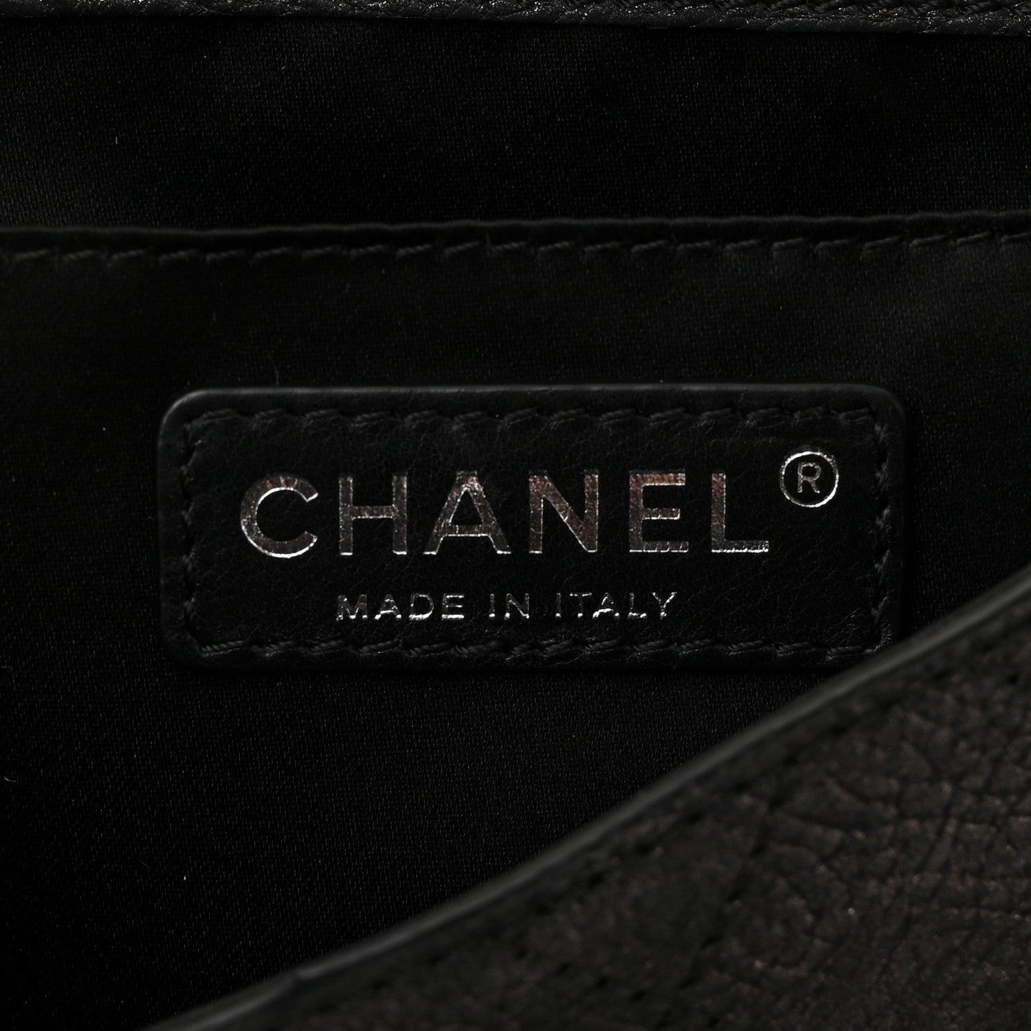 Calfskin Coco Twin Large Flap Black