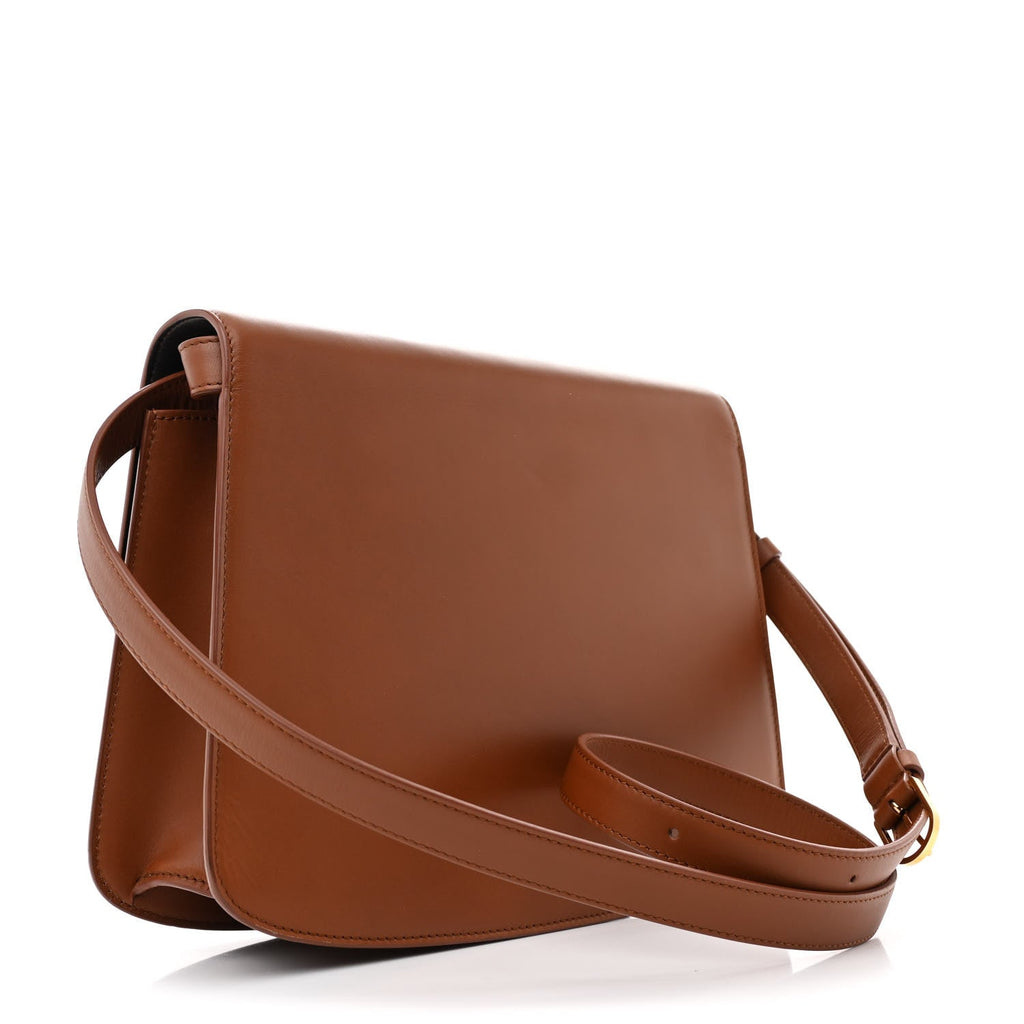 Sleek Calfskin The Sofia 10 Crossbody Twany