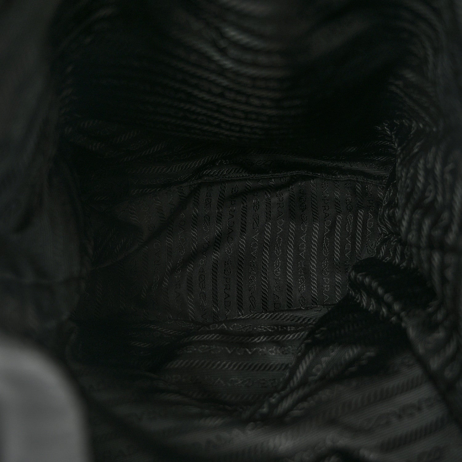 Tessuto Nylon Vela Cinch Backpack Black