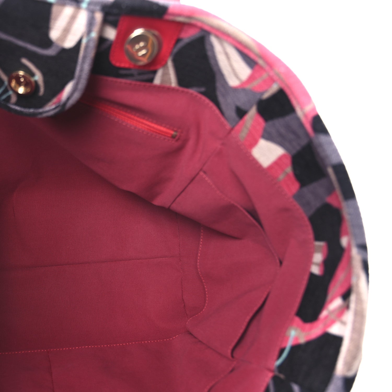 Velvet Calfskin Medium Deauville Tote Pink Multicolor