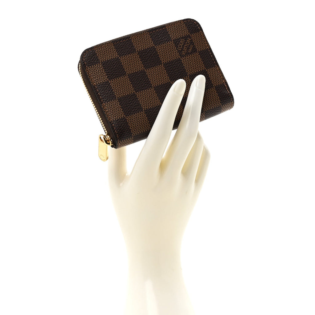 Damier Ebene Zippy Coin Purse
