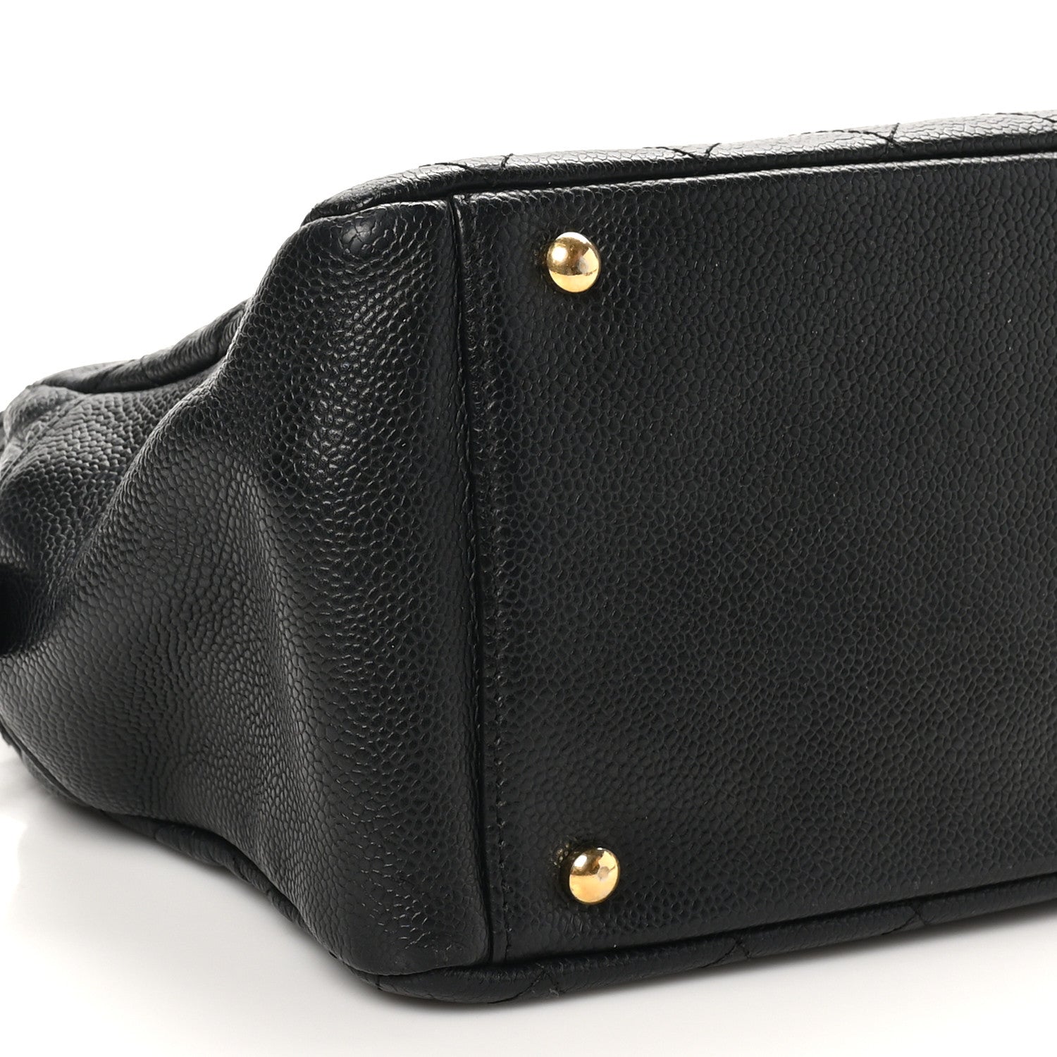 Caviar Quilted Petit Timeless Tote PTT Black