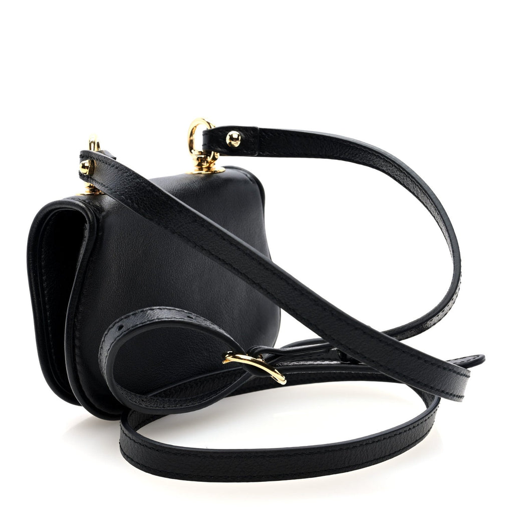 Roxy Calfskin Blondie  Case Wallet with Strap Black
