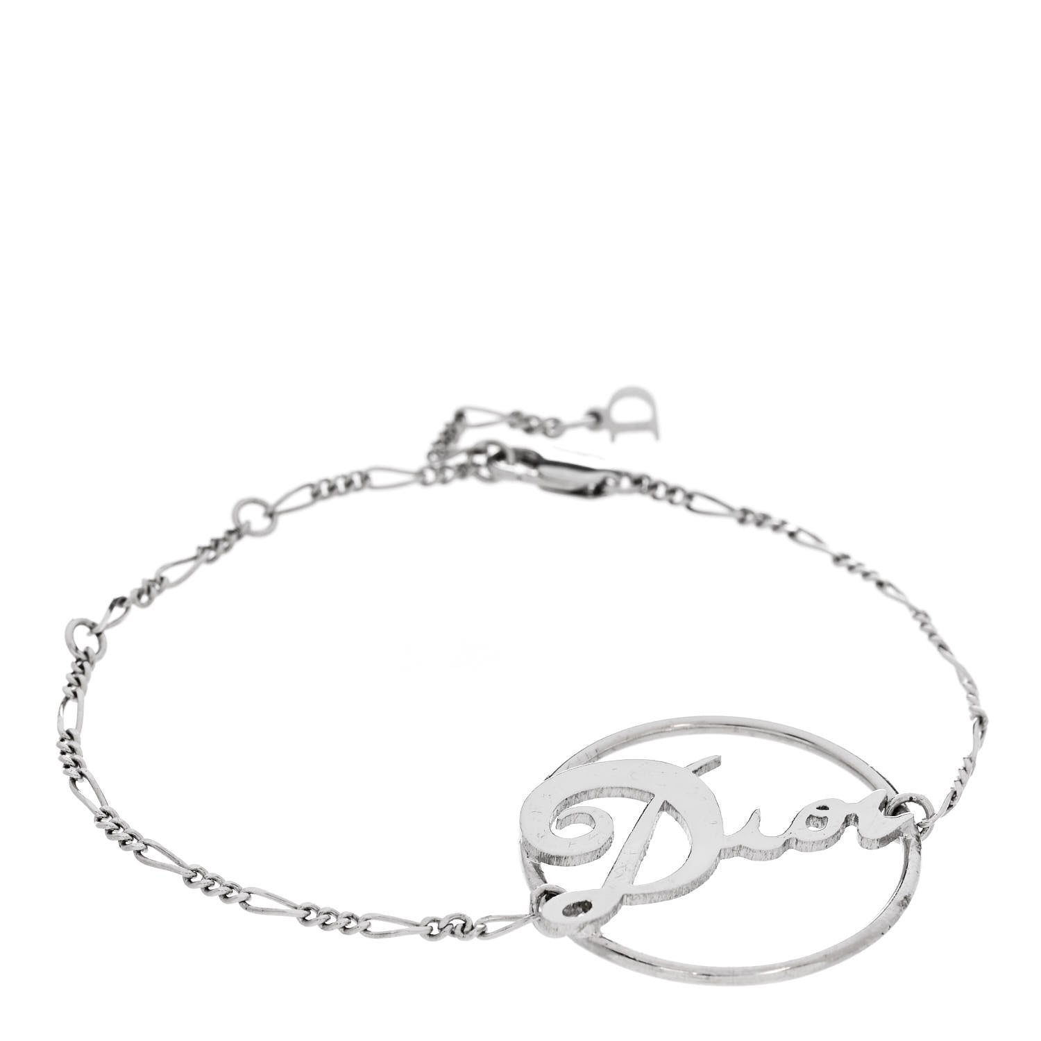 Metal Logo Bracelet Silver